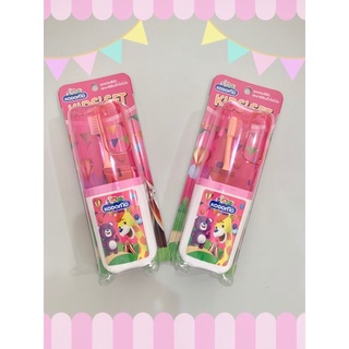 Kodomo kidsset โคโดโมะเซ็ทแปรงสีฟันเด็ก คละสี