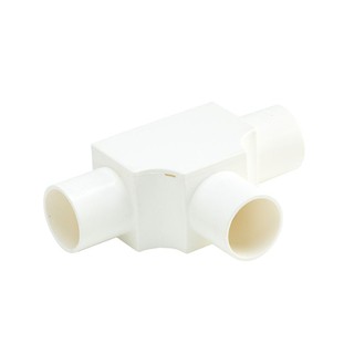 PIPE FITTING SCG 3 WAY H PVC 1 INCHES BS WHITE ข้อต่อสามทาง SCG BS ฝาเปิด PVC 1 นิ้ว สีขาว ข้อต่อ ท่อร้อยสายไฟและอุปกรณ์