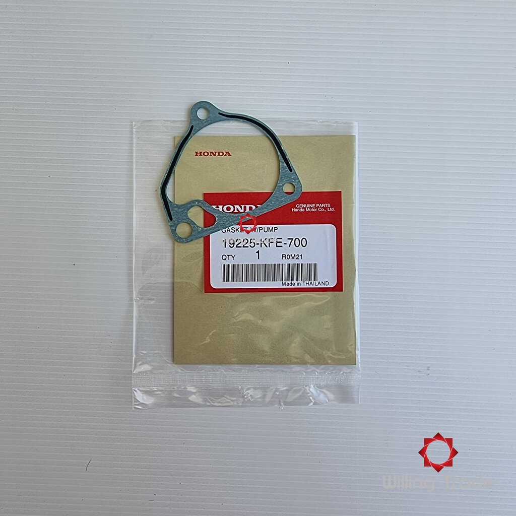 0152. ปะเก็นปั้มน้ำ (A251) HONDA:(19225-KFE-700) NSR150 ตาเหลี่ยม, ตากลม, SP, RW, Phantom150 แท้ศูนย์
