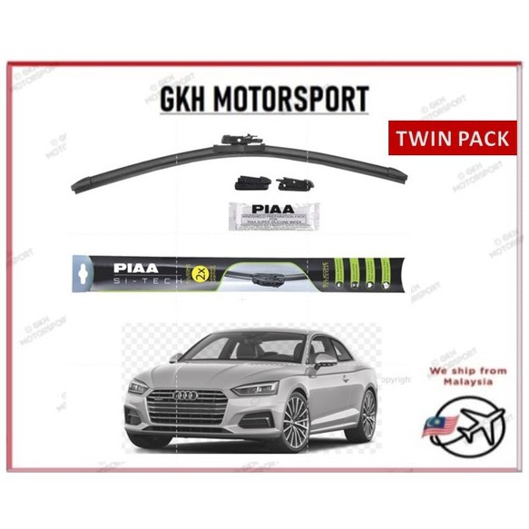 ใบปัดน้ําฝน Audi S5 PIAA SI Tech Silicone Soft