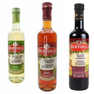 น้ำส้มไวน์ขาว, น้ำส้มจากไวน์แดง, บาลสามิกวินิกา แบร์ทอลลี่ (Bertolli Vinegar) บรรจุ 500 ml.