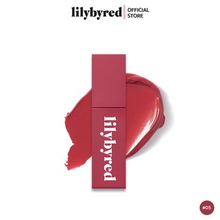 LILYBYRED MOOD LIAR VELVET TINT 4g. สี 05 Like a Sentimental Plum (ลิป )