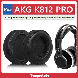 ฟองน้ําครอบหูฟัง แบบหนัง แบบเปลี่ยน สําหรับ AKG K812 PRO