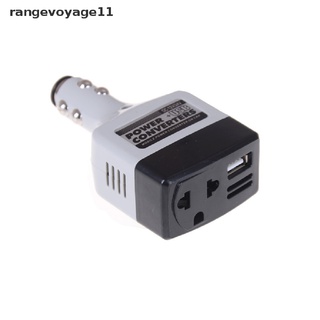 (Range1) อะแดปเตอร์อินเวอร์เตอร์ Dc 12v 24V เป็น Ac 220V สําหรับรถยนต์