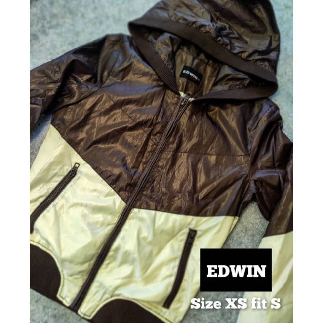 Edwin Brown Cream Outdoor Jacket