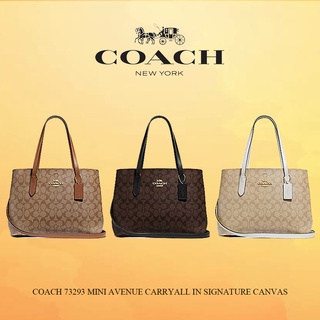 COACH 73293 MINI AVENUE CARRYALL IN SIGNATURE CANVAS