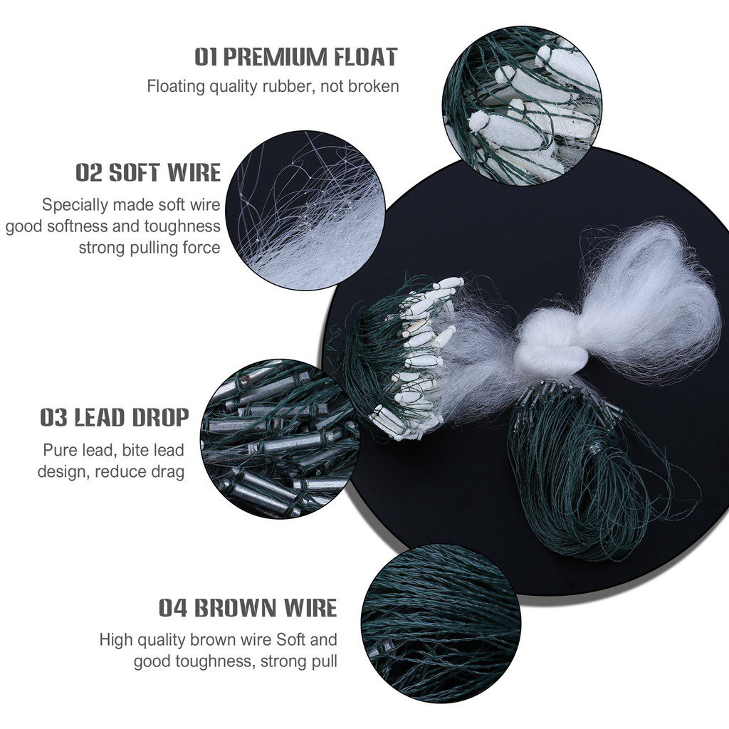 Sougayilang อุปกรณ์ตกปลา Fishing Net อุปกรณ์ตกปลา ประมง เครื่องมือตกปลา ...