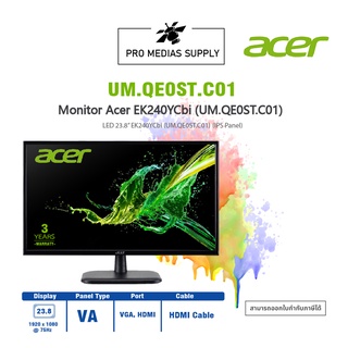 🔥ลด 150.- ใส่โค้ด DETOCT599🔥 Monitor Acer EK240YCbi(UM.QE0ST.C01)