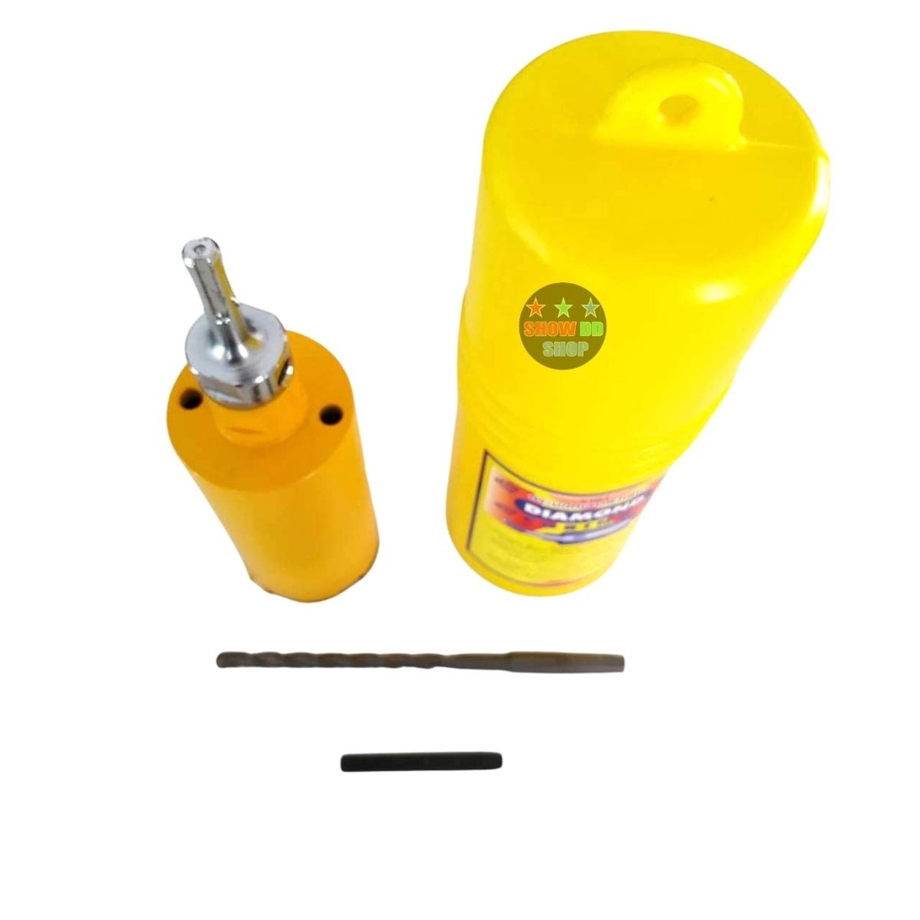 โฮลซอกระบอกเจาะปูน ยี่ห้อราชาไดมอน หัวเพชร ขนาดรู 2.5 นิ้ว  สำหรับเจาะรูท่อ งานติดตั้งแอร์ งานก่อสร้าง - รูปที่ 4