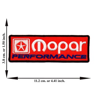 ตัดรีด ตัวรีดติดเสื้อ อาร์มปัก ติดเสื้อปัก ปักเสื้อ DIYลาย MOPAR PERFORMANCE1