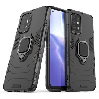 เคส OPPO Reno6 Z 5G พลาสติกแบบแข็ง Armor Shockproof Back Cover Phone Case OPPO Reno5 Z Reno4 Pro Reno3 กรณี ฝาครอบ