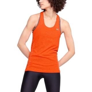 [[ พร้อมส่ง ✅ ทักแชทมีส่วนลด ]] Womens UA Seamless Melange Tank เสื้อกล้าม เสื้อออกกำลังกาย เวท คาดิโอ &lt; 1352272-628 &gt;