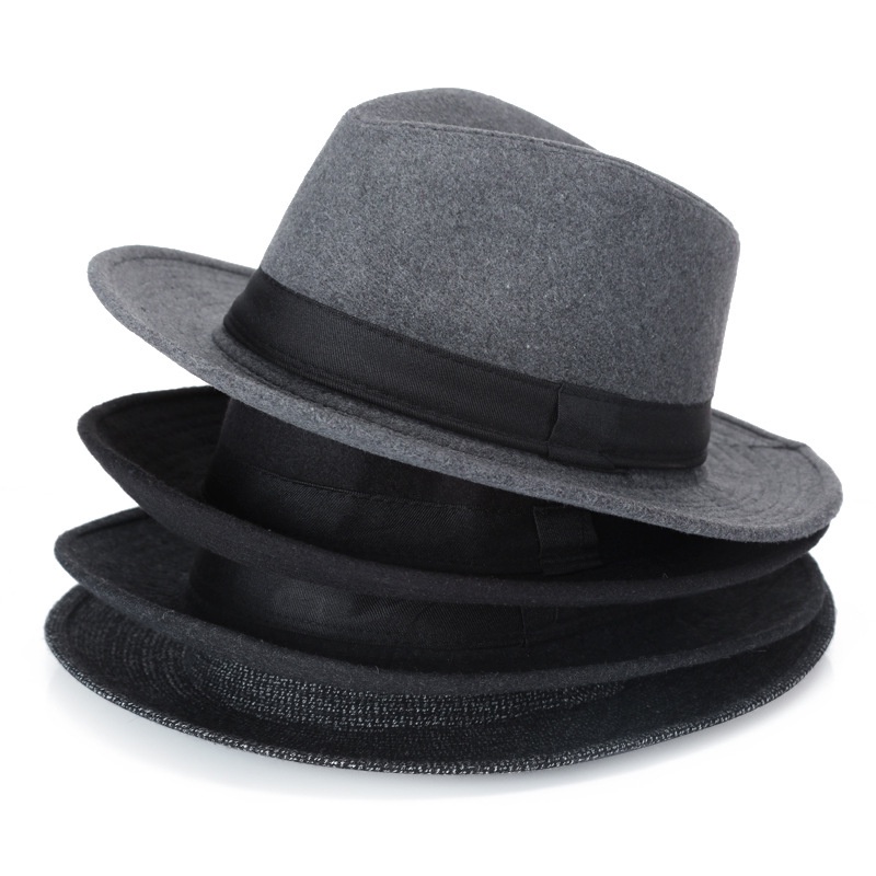 Dean The Butcher Fedora Hat For Men ริบบิ้น Jazz Hat unisex