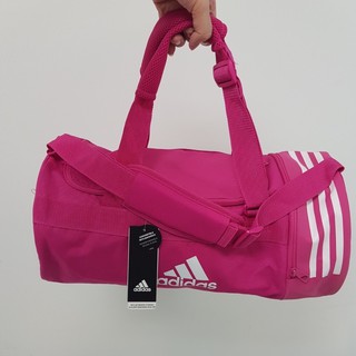 ‼️แท้ กระเป๋าเดินทาง กระเป๋าดัฟเฟิล Adidas Convertible 3-Stripes Duffel DT8647 Magenta