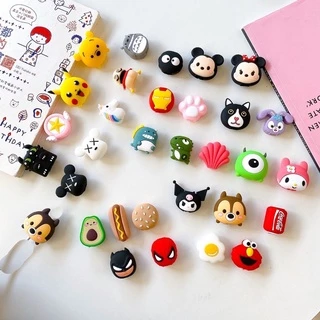 【ส่งจากไทย】Cable Bite ที่กันสายหัก ลายการ์ตูน cable protector สำหรับ สายชาร์จ iP/Type-C