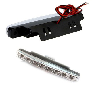 ไฟหน้ารถ DRL 8LED DC 12 โวลต์ สำหรับติดหน้ารถยนต์