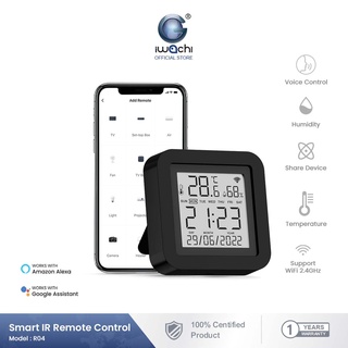 IWACHI สมาร์ทรีโมท Smart IR Remote Control R04 มาพร้อมฟังก์ชั่นแสดงอุณหภูมิ และค่าความชื้น