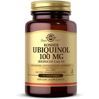 Pre-Order🌎Solgar, Kosher Ubiquinol, 100 mg, 60 Softgels