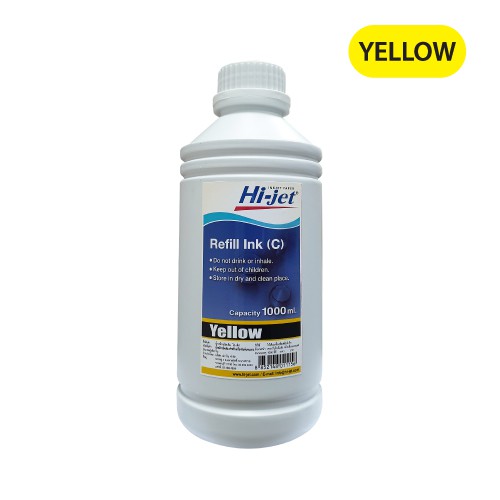 Hi-jet หมึกเติม Inkjet Refill Ink สำหรับแบรนด์ Canon (แคนนอน) หมึกเติมเกรดพรีเมี่ยม หมึกเทียบเท่า 1000 ml. (เลือกสีได้)
