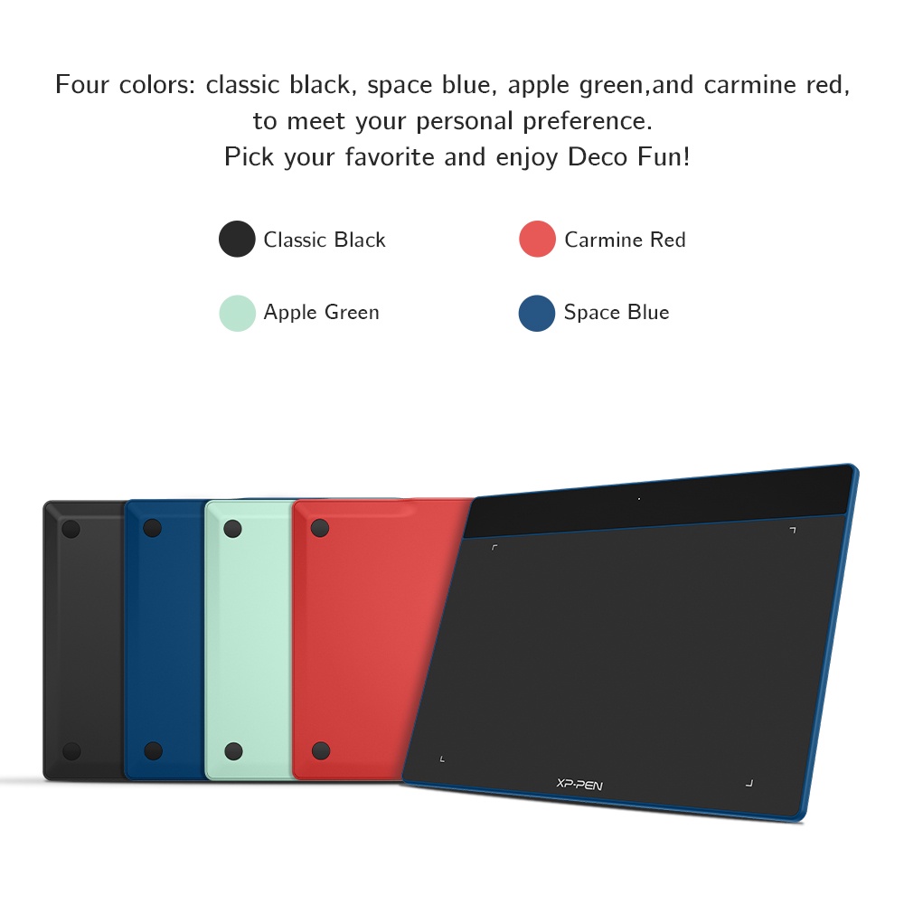 Xppen Deco สนุกแท็บเล็ตการวาดภาพกราฟิกแท็บเล็ตปากกาแท็บเล็ตแท็บเล็ตการวาดภาพดิจิตอลสําหรับเรียนออนไลน์