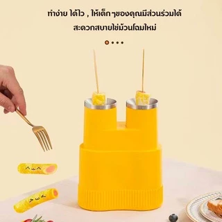 ksrain เครื่องม้วนไข่อัตโนมัติ ​เครื่องทำอาหารเช้า ถังด้านในทำจากวัสดุไม่เหนียวง่ายต่อการล้าง ทำได้2ชิ้นในครั้งเดียว