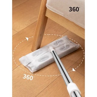 ส่งทุกวัน จ-ส 😊ไม้ถูพื้น ชุดไม้ม็อบ ดันฝุ่น Easy Sweeper Plus Mop ไม้ถู 40031 olbighome
