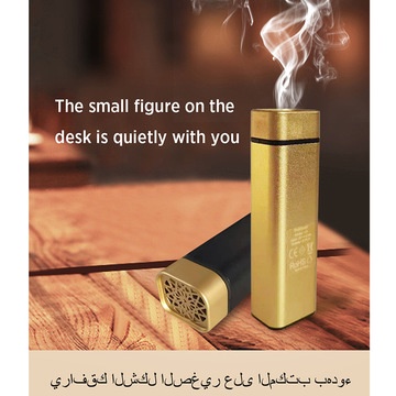 ตะวันออกกลางอาหรับสีดําทอง Bakuhoor เซรามิคไฟฟ้า Aroma Diffuser Aroma Diffuser Aroma Diffuser Aroma 