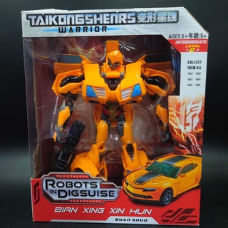 หุ่นยนต์​ ทรานส์ฟอร์เมอร์ส​  ​(Transformers)​ Bubble Bee สีเหลืองส้ม  แปลงร่างเป็นรถได้ ราคาถูกมากก​💥​  งานสวยสุดๆ💞❤️🤖