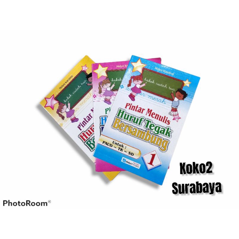 หนังสืออัจฉริยะบน WRITING CONTINUOUS UPRIGHT LETTERS เล่ม 123 PAUD TK SD
NIDYA PUSTAKA