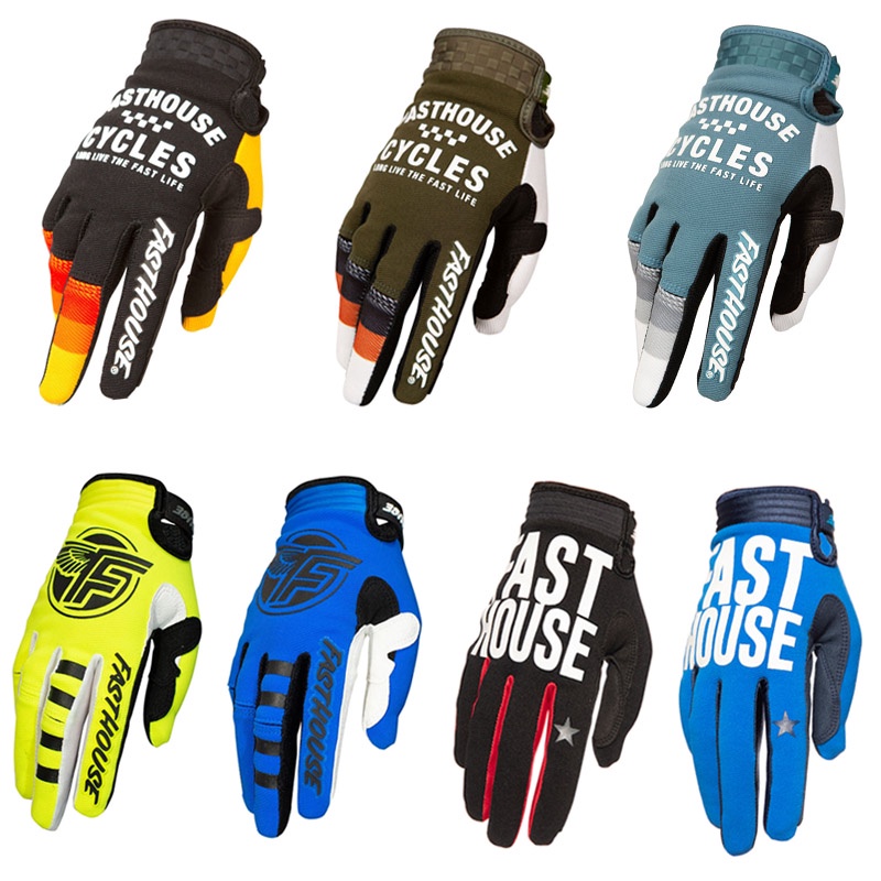 Fasthouse 2022 ถุงมือมอเตอร์ไซค์ MX Racing หน้าจอสัมผัส 7 สี สําหรับ MTB/จักรยาน ขี่จักรยาน