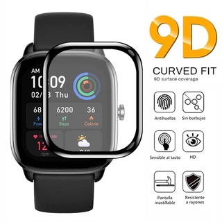 ฟิล์มกันรอยหน้าจอ HD ใส 3D ขอบโค้ง สําหรับ Huami Amazfit GTS 4 Mini