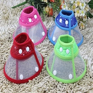 [JS] Puppy Pet Dog Cat Comfy Cone Neck Collar Anti-Bite Medical Recovery Protection