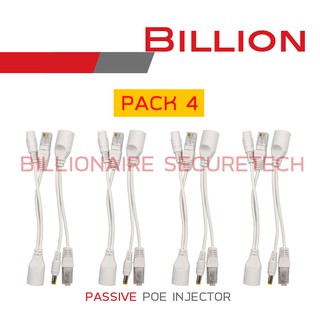 PASSIVE POE INJECTOR แพค 4 คู่ สีขาว