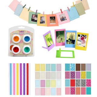 กล้อง Fujifilm Instax Mini Film Photo DIY 10 ชิ้น + สติ๊กเกอร์