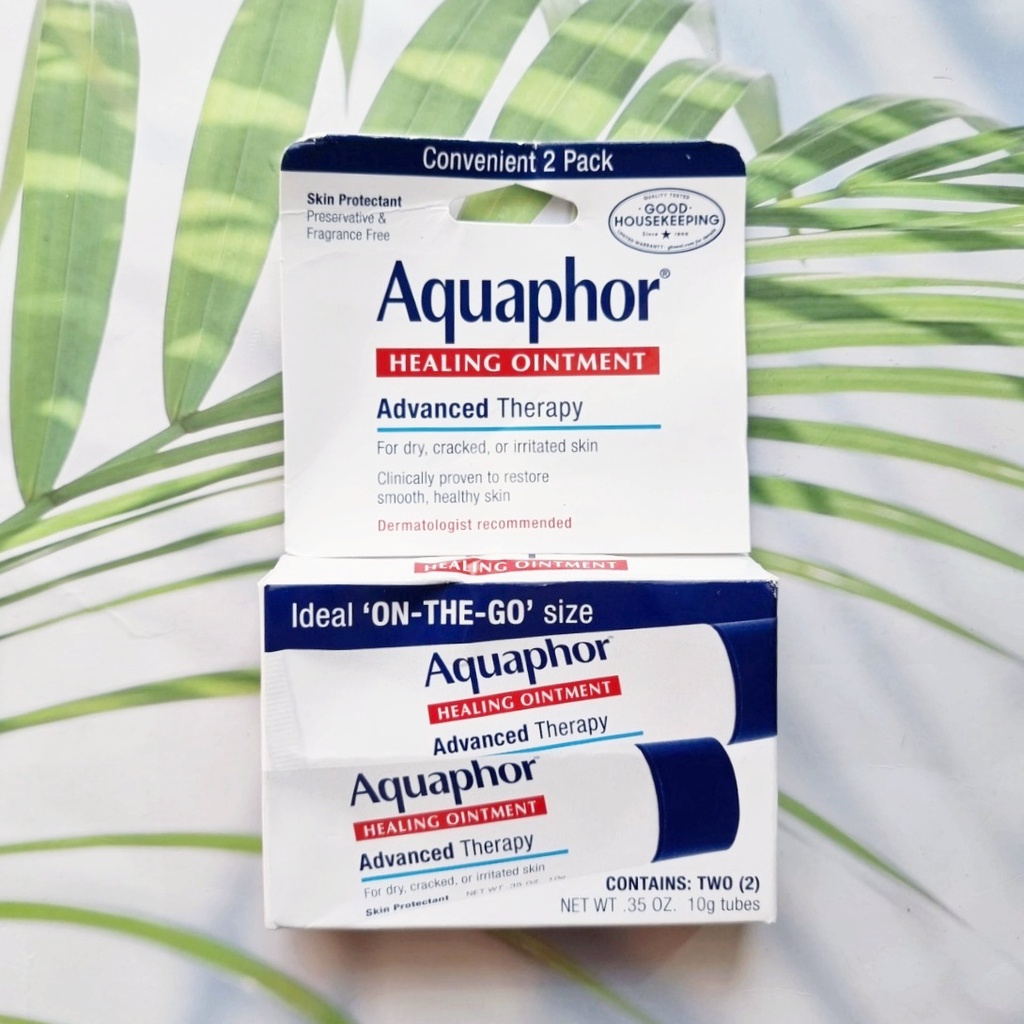 เจลบาล์ม Advanced Therapy Healing Ointment 2 Tubes 10 g Each (Aquaphor®) สำหรับผิวแห้ง