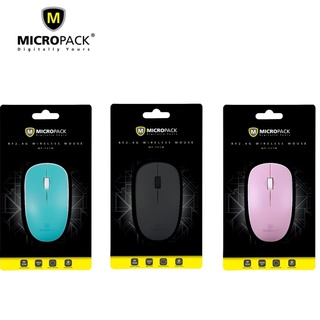 เม้าส์ไร้สาย Micropack MP-721W - 2.4Ghz optical 1,000dpi กำลังส่ง 2.5Ghz ดีไซน์เพรียวบาง