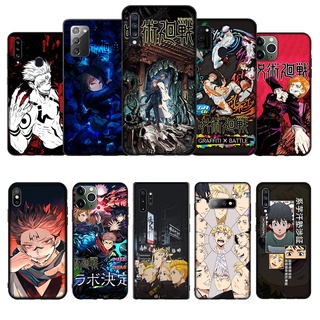 เคสโทรศัพท์ซิลิโคน TPU แบบนิ่ม ลายอนิเมะ Jujutsu Kaisen สําหรับ OPPO Reno 2 2F 2Z 3 4 Pro 4G SXDE17