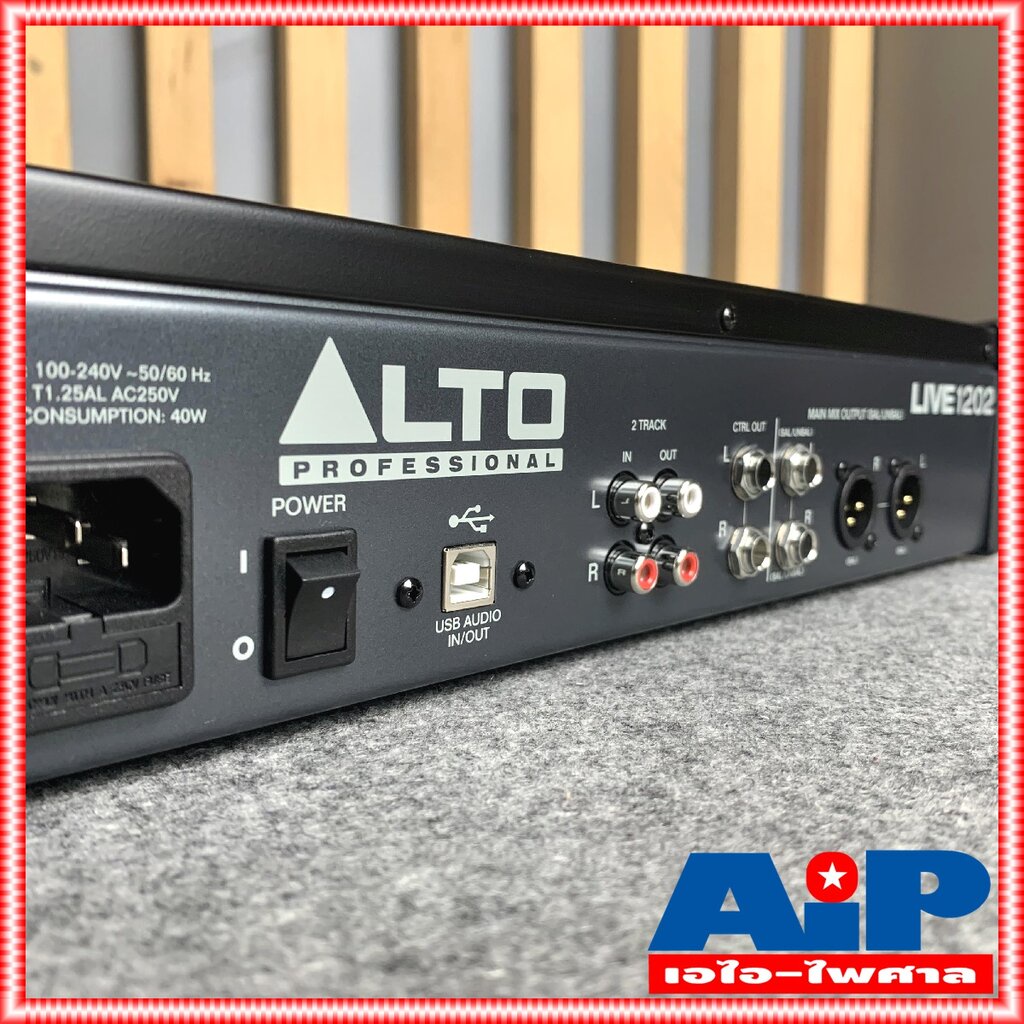 ALTO LIVE-1202 MIXER เครื่องแต่งเสียง เครื่องปรับแต่งเสียง เครื่องเสียง มิกเชอร์ มิกซ์ LIVE 1202 LIVE1202 เอไอ-ไพศาล - รูปที่ 3