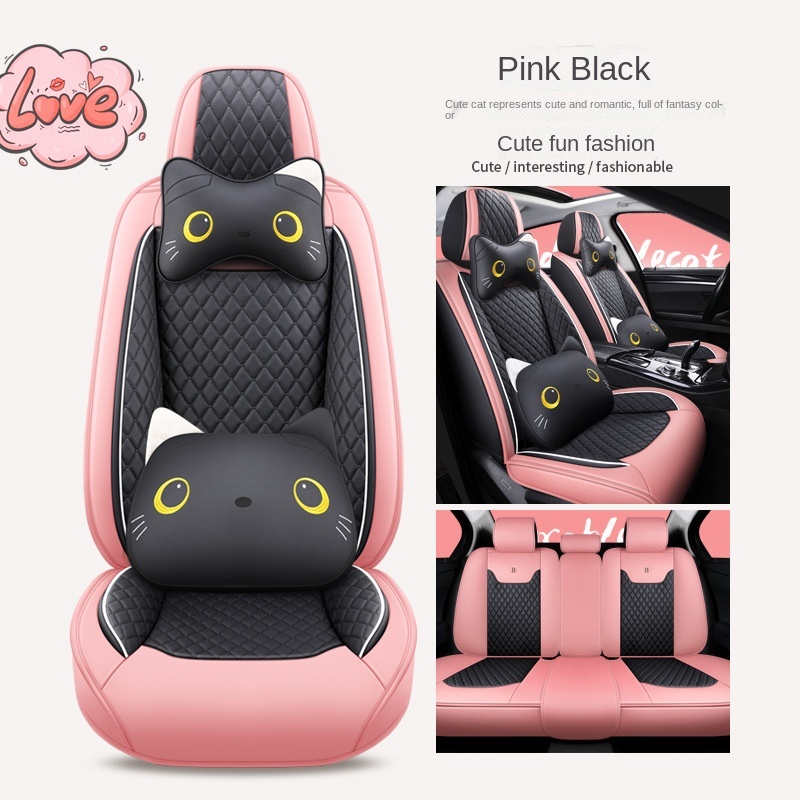เบาะที่นั่งรถยนต์ หนัง PU สําหรับ Fortuner Honda Civic Avensis Toyota Vios Mg4 Swift Altis