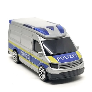 Majorette Volkswagen Crafter - Polizei - Silver Color /Wheels 5U /scale 1/64 (3 inches) no Package