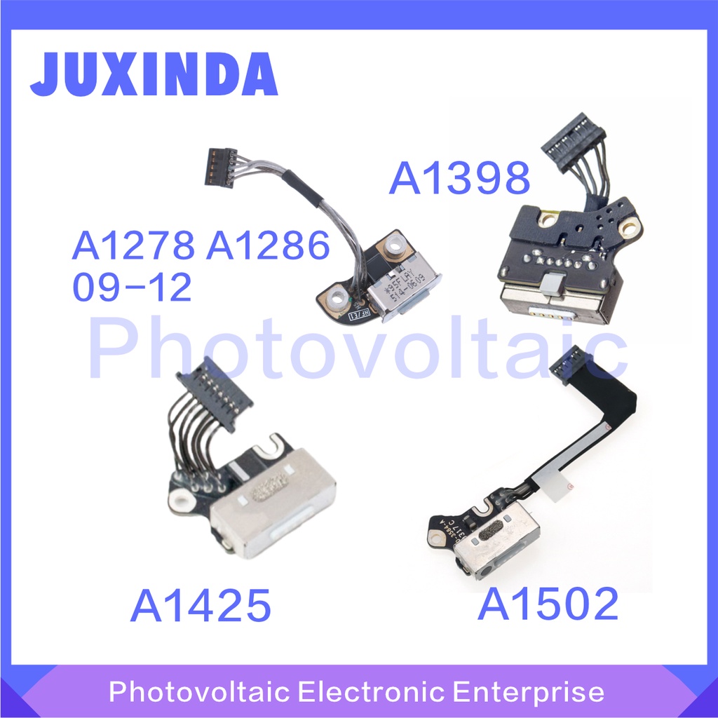 บอร์ดแจ็คพาวเวอร์ DC สําหรับ Macbook Pro A1286 A1278 A1398 A1425 A1502 820-2361 820-2565-A 820-3109-