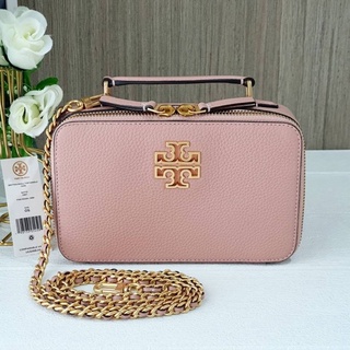 👑ผ่อน0%แท้100%👑 กระเป๋าสะพาย Tory Burch 84710 #Britten Small Top Handle Case