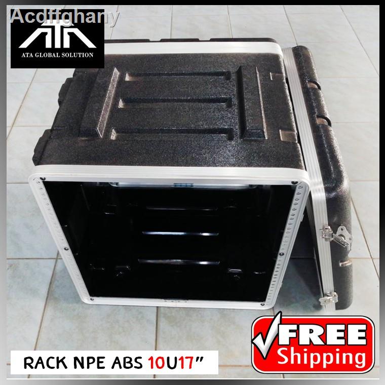 ۞▫☇NPE RACK ABS 10U 17 นิ้ว แร็คใส่เครื่องเสียง กล่องใส่เครื่องเสียง แข็งแรง กันน้ำของขวัญ