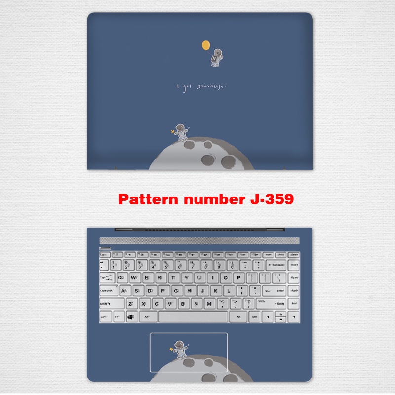 Computer Stickers Laptop Skin Vinyl 2 Sides Laptop Skin for 11/12/13/14/15/17 Inch FOR Universa HP Pavilion Star 14 Series X360 War 66 Notebook Film 14-dh Borui Envy15 Ed / DR / CW Computer Sticker 15.6-inch Protective Film Full Set Tpn-q244 #8