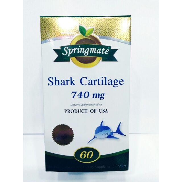Springmate Shark Cartilage 740mg 60 เม็ด