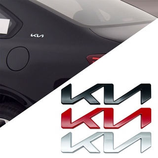 สติกเกอร์โลหะ ลายโลโก้ KIA KN 3D สําหรับติดตกแต่งรถยนต์ KIA KN Logo K2 K3 K5 K4 KX7 RIO Sportage Forte