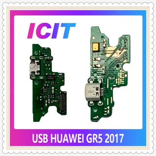 USB Huawei GR5 2017/BLL-L22 อะไหล่สายแพรตูดชาร์จ แพรก้นชาร์จCharging Connector Port Flex Cable（ได้1ชิ้นค่ะ) ICIT-Display