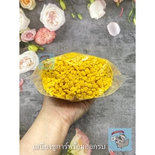 ( ไข่ป๊อป 500 กรัม ) EGGYOLK ไข่ป็อป ไข่แดงเม็ด ไข่แดงอัดเม็ด ขนม สัตว์ ชูการ์ บุชเบบี้ กระรอก ลิงมาโมเสท แฮมสเตอร์