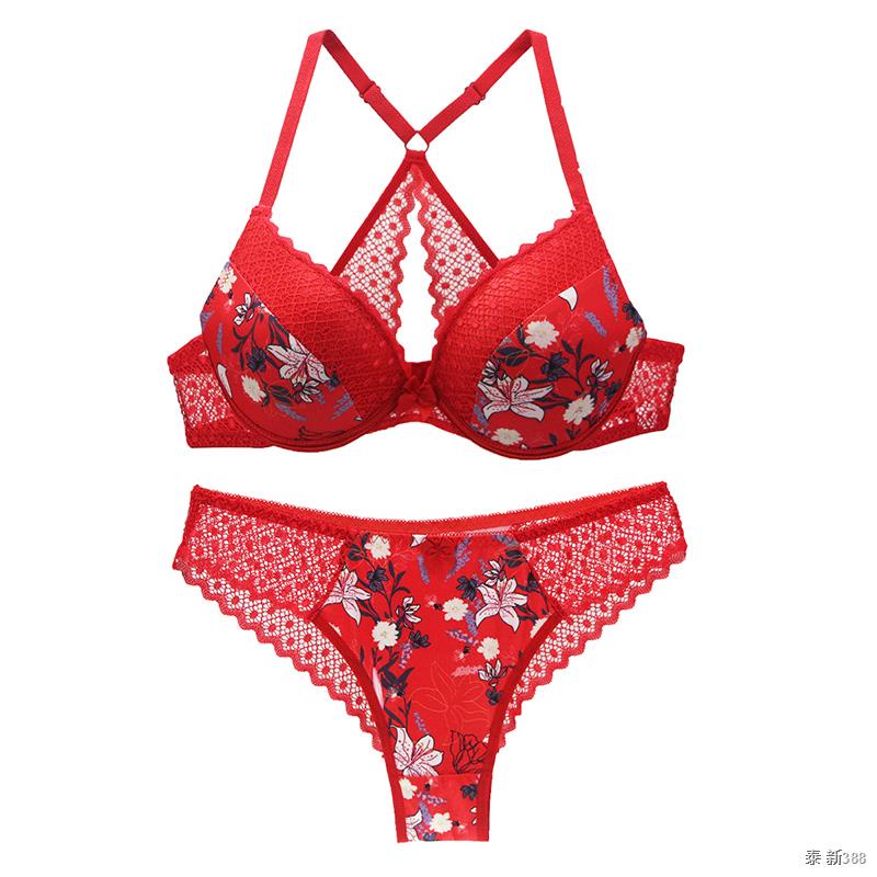 DaiNaFang Brand New Sexy Bras Set ABCDE Cup Bra and Panty Sets Push Up Underwear Y Line Straps