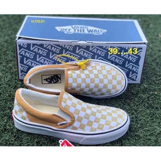 Vans Slip On LV (size39-43)White Gold